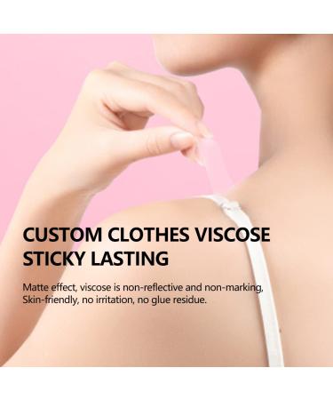 50 Pack Double Sided Fashion Tape for Women - Ideal for Backless Dresses & V Neck Tops - Clear Skin-Friendly Fabric Tape - Easy to Use Alternative to Liquid Tape - Buy Online on GoSupps.com