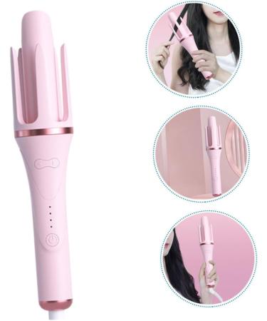 NOLITOY 2pcs Fully Automatic Hair Curling Iron Tool Straightener Hair Curler Hair Rollers Pink Abs 32.50X5.50X5.50CMx2pcs Pinkx2pcs - Buy Online on GoSupps.com