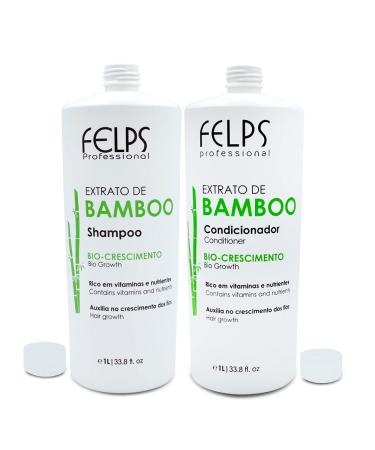 Felps Bamboo Extract Shampoo & Conditioner Kit - Bio-Growth 2x1L | International Shipping Available - Buy Online on GoSupps.com