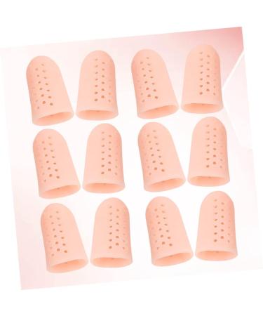 Healeved Silicone Gel Toe Sleeve Protectors - 18 Pairs/12pcs Anti-Friction Toe Covers - Skin Color - 4.5X2.1 cm - Buy Online on GoSupps.com