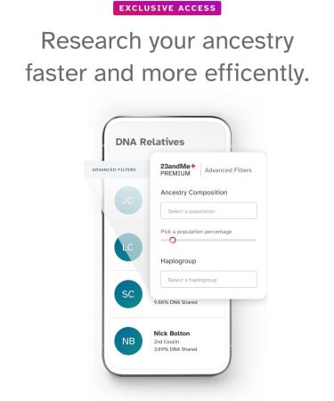 23andMe+ Premium Membership Bundle - DNA Kit with Personal Genetic insights Including Health + Ancestry Service Plus 1-Year Access to Exclusive Reports (Before You Buy See Important Test Info Below) - Buy Online on GoSupps.com