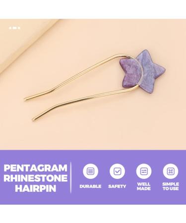 minkissy Metal U-Shape Accessory Accessories Sticks Styling U Pin Use Shaped Woman Prong Girls Fork Hairpins Day Chinese Girl Forks Mothers Updo Pins Chignon Heart Elegant Clips Alloy - Buy Online on GoSupps.com