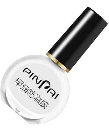 Peel Off Protective Nail Polish Manicure Liquid Tape Spill-proof Gel Tearable Nail Care Tool 10ml White white 10m - Buy Online on GoSupps.com