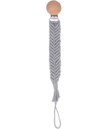 Buy TSBB Crochet Pacifier Clip BPA Free Woven Cotton Rope Dummy Nipple Holder | Safe & Stylish International Shipping - Buy Online on GoSupps.com