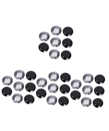 FRCOLOR 32 Pcs Eye Shadow Blank Small Plastic Containers Eyeshadow Makeup Sub Package Organizer Container
