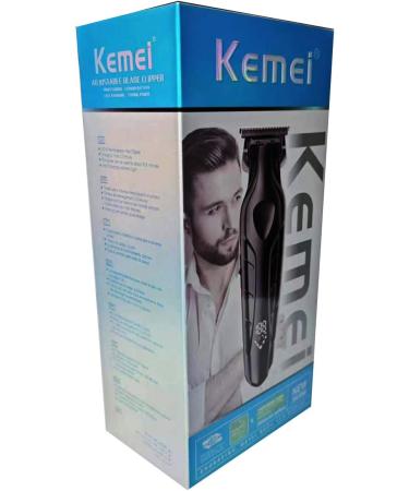 KEMEI 2269 Hair Clippers Men Professional T Blade Zero Gap Trimmer Electric Barber Trimmer Cordless Hair Clippers Rechargeable Beard Trimmer with LED Display - Buy Online on GoSupps.com