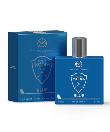 The Man Company EDP for men 100ml Polo Blue | Premium Perfume | Long-lasting Fragrance | Perfect For Men | Citrusy Marine and Musky | Made With Essential Oils