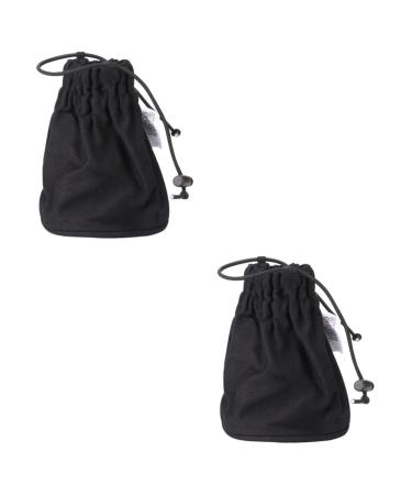 Beavorty 2 Pcs Hair Dryer for Curly Hair Dryer Diffuser Cover Blow Wind Shield Pocket Wind Cover Stereotypes 13.2*10.3cmx2pcs Blackx2pcs