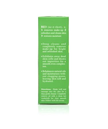 RE3 Oil Cleanser for Normal-Dry Skin | All-Natural Anti-Aging Formula with Vitamin E & Essential Oils | Hydrated Glowing Skin - Buy Online on GoSupps.com