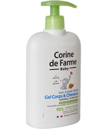 Corine de Farme | Eco Pack of 9 Cleansing Gel Surgras Body and Hair with Calendula - Buy Online on GoSupps.com