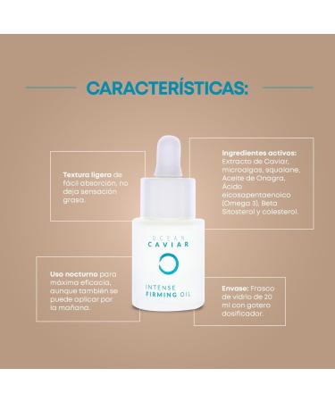  Noche Y Dia Noche y D a OCEAN CAVIAR Firming Anti-Wrinkle Oil with Caviar Extract and Microalgae 20 ml - Buy Online on GoSupps.com
