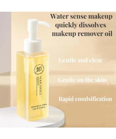MAIGOOLE 3-in-1 Plant Concentrate Deep Makeup Oil Remover - Gentle & Nourishing for Eyes Lips & Face | 5.28fl.oz - Buy Online on GoSupps.com