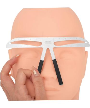 Didiseaon Bubble Leveler Eyebrow Marker Stainless Tattoos Eyebrow Ruler Position Ruler Triangle Eyebrow Marks - Buy Online on GoSupps.com