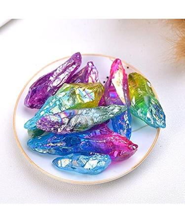 Natural Crystal Rough Natural Crystal Raw Stone Electroplate Quartz Specimens Rough Collectibles Raw Gemstone Fish Tank Aquarium Home Decor (Color : Style5 Size : 2pcs) 2pcs Style5 - Buy Online on GoSupps.com