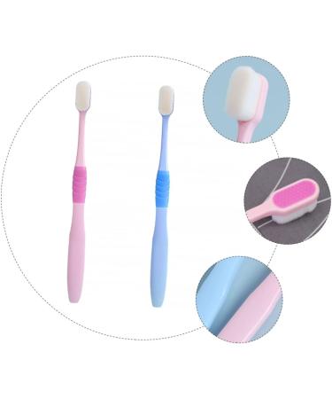 Minkissy 4-Piece Soft Handle Toothbrush Set for Adults - Ultra Soft Bristles Perfect for Sensitive Gums & Pregnant Women | International Shipping - Buy Online on GoSupps.com