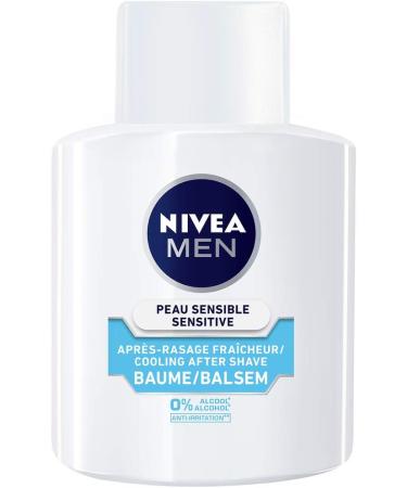 Nivea After Shave Balm Sensitive Cool 100ml - Soothing & Refreshing Shave Care | International Shipping Available - Buy Online on GoSupps.com