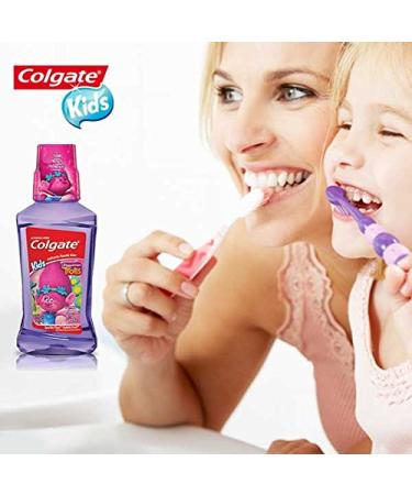 Colgate Kids Trolls Bubble Fruit Mouthwash - 6 Pack, 500mL - Buy Online on GoSupps.com