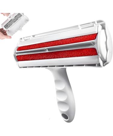 Pet Hair Remover & Reusable Lint Roller - Effective Cat & Dog Fur Removal Tool for Furniture Carpet Clothing | Portable Multi-Surface Solution (Red - Buy Online on GoSupps.com