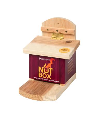 Jacobi Jayne Nutbox Squirrel Feeder Just For Squirrels. Squirrel Feeder UK Designed For Garden Squirrels. Quick Release Mount Wont Get Chewed By Squirrels. Easy To Clean Squirrel Feeders For Garden