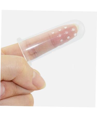 SOESFOUFU Finger Toothbrush for Toddlers - 2pcs Mouth Massager & Gentle Teething Brush | International Shipping Available - Buy Online on GoSupps.com