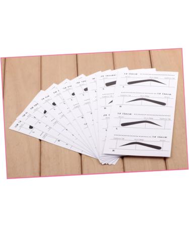 Mikinona 10Pcs Eyebrow Stencils Eyebrows Shape Reusable Stencils for Eyebrow Shaping Eyebrow Stencils Reusable Eyebrow Pencil Eyebrow Trimming - Buy Online on GoSupps.com