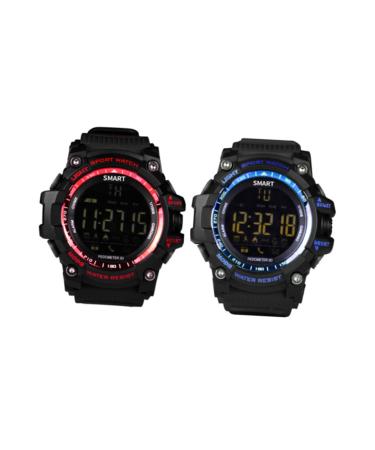 Toddmomy Pedometer Fitness Long Standby Time Counter M Red