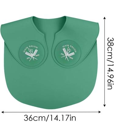 Hair Dye Collar Hairdressing Salon Silicone Neck Wrap Cape | Hair Cutting Tools Hair Styling Shawl Easy to Clean for Elderly Women Teenagers Children Lvtfco - Buy Online on GoSupps.com
