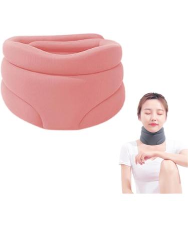 Neck Brace Cervicorrect Neck Brace Neck Brace for Sleeping Neck Brace for Neck Pain and Support Spinal Pressure yl-105023(Color:Pink)