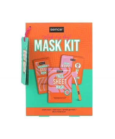 Sence SENCE Beauty 384 Mask Kit My Day (2 Face Masks 2 x 6 ml+1 Face Mask 20 ml + 1 Silicone Brush)