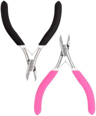 LINKANRUO Toenail Clippers Stainless Steel Nail Cutter Nail Scissor Cuticle Remover Nails Nipper for Thick or Ingrown Toenails Scissors (Color : Black) - Buy Online on GoSupps.com