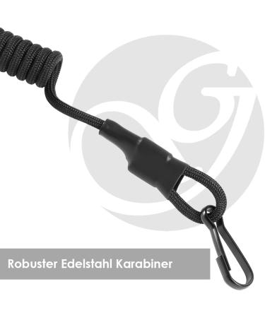 Buy All-in-One Paracord Ovary Cable & Elastic Key Pendant | Lanyard Key Band Stretch Strapping Belt RSG Holder with Carabiner - International Shipping - Buy Online on GoSupps.com