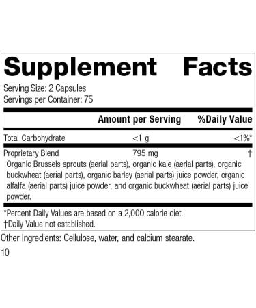 Standard Process SP Green Food - Whole Food Metabolism & Liver Support - 150 Capsules - Buy Online on GoSupps.com
