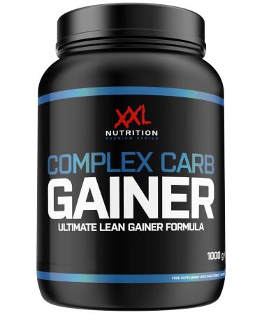 XXL Nutrition Complex Carb Gainer Meal Replacement Weight Gainer Mass Gainer Shake Muscle Growth & Recovery Various Flavors Strawberry 1000 Gram 1020 shakes Strawberry 1000 gram