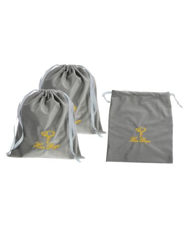 WOONEKY 3pcs Hair Dryer Storage Bag Hair Dryer Organizer Blow Dryer Bag Hair Dryer Travel Pouch Fabric 35.00X30.00X0.50CM As Shown
