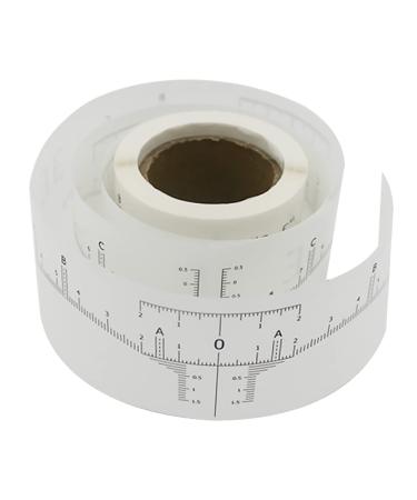 Balacoo 1 Roll Disposable Ruler Makeup Stickers Brow Ruler Sticker Makeup Supplies Woman Guide Ruler
