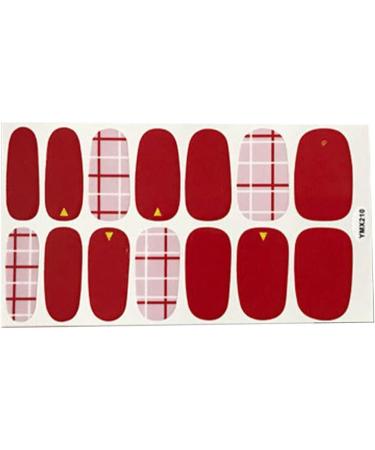 dijiusidy Nail Art Stickers Self-Adhesive Fingernail Decal with Strap Glue DIY Art Decor Full Cover Manicure Kits for Women Girls YMX210 - Buy Online on GoSupps.com
