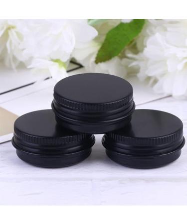 Minkissy 20 Pieces 30 ml Aluminium tin jar refillable Container Cosmetic Small tin Round Lip Balm tin can be Used for Salve Spices or Sweets - Buy Online on GoSupps.com