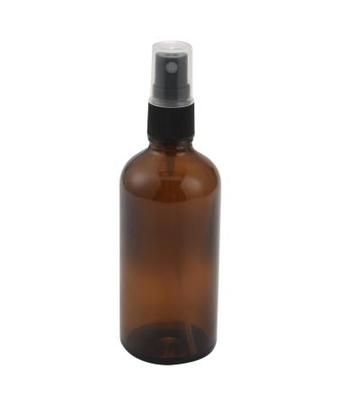 PEKKA 100ML Amber Glass Spray Bottle with Black ATOMISER Sprays Refillable Container for Essential Oil/Aromatherapy Use