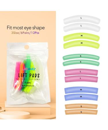 Libeauty Lash Lift Rods - Set of 12 Different Size Eyelash Curlers for Perfect Lash Lift - Buy Online on GoSupps.com