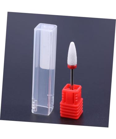 Healeved Nail Grinding Head Nail Drill Bits Manicure Drill Bits Exfoliating Tool Red medium Red - Buy Online on GoSupps.com