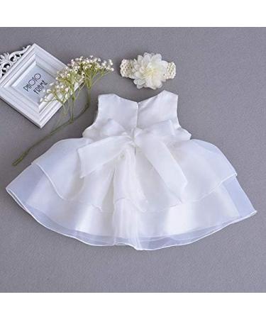 Selene Rose Floral Ivory Christening Baptism Dress | Baby Girl Special Occasion Gown - 12 Months - Buy Online on GoSupps.com
