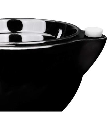 QSHAVE Handmade Black Shaving Scuttle Mug - Large Warm Lather Bowl - Buy Online on GoSupps.com
