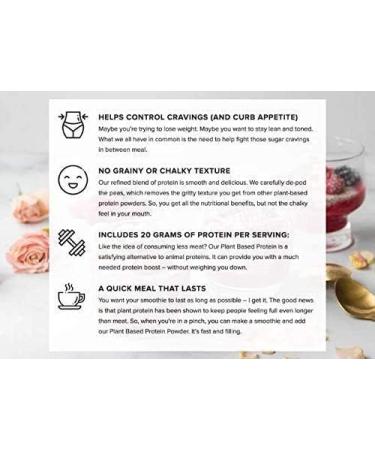 Truvani Vegan Pea Protein Powder - Banana Cinnamon | 20g Organic Plant-Based Protein | Keto Gluten & Dairy Free Low Carb No Added Sugar | 1 Serving (Pack of 1 - Buy Online on GoSupps.com