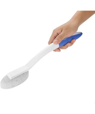 Long Handle Pedicure Paddle Kit Tool with Pumice Stone for Feet for Foot Care Callus Hard Skin Removal for Feet and Hands Natural Foot Scrub for Removing Dead Skin - Buy Online on GoSupps.com