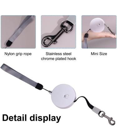 Shop Mioyoow Pet Dog Roller Leash - 3M Automatic Retreat Leash with Reflective Rope for Small Dogs & Cats - Pink - Buy Online on GoSupps.com