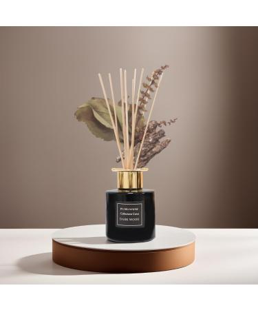 Reed Diffuser for Home Scented Oil Diffuser100ml with Sticks Set by Pearla Nera Dark Wood- Aromatherapy Long Lasting Air Freshener- Woody Fruity Amber - Buy Online on GoSupps.com