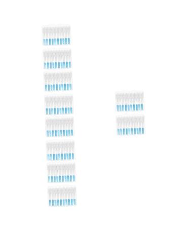 Beavorty 400 STK interdental brush cleaning devices tooth hygiene oral hygiene tooth floss cleaning agents Tools for oral care accessories 1 piece (1 Pack) Blaux5Stk
