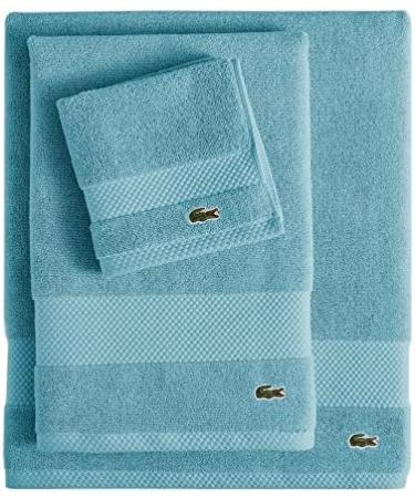 Lacoste Heritage Supima Cotton Bath Towel - Celestial 30x54 - Buy Online on GoSupps.com