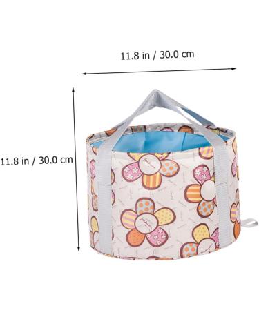 FRCOLOR 1pc Folding Water Basin Foldable Foot Basin Gallon Bucket Foldable Water Bucket Folding Foot Soak Basin Foot tub Collapsible wash Basin Foot Soaker Fishing Nylon Cloth Spa Travel - Buy Online on GoSupps.com