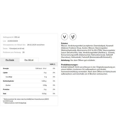  PROZIS Prozis Maple Syrup Zero Syrup | Almost No Sugar 355g x 2 - Buy Online on GoSupps.com
